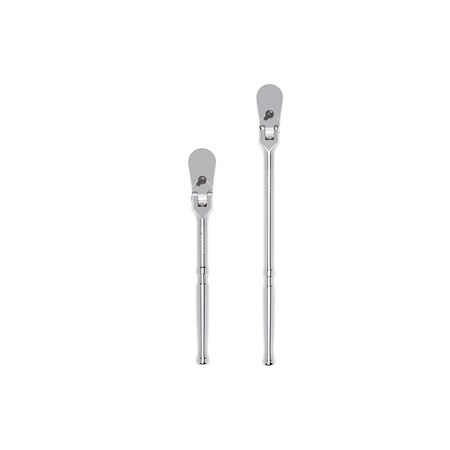 Tekton 1/2 Inch Drive Flex Head Ratchet Set, 2-Piece (10-1/2, 14 in.) SRH92201